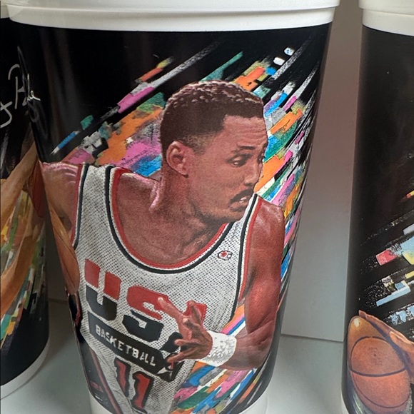 USA Basketball Collectible cups 1992 McDonald's USA Basketball "Dream Team" - Picture 4 of 8